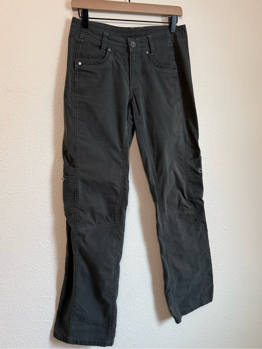 Y2K Kuhl Low Rise Slim Fit Bootcut Cargo Hiking Pants Gorpcore Utility Outdoors - Picture 8 of 10